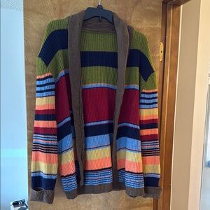 Multicolor Striped Men's Sweater